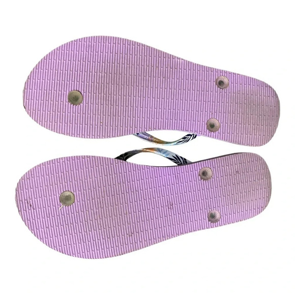 Vera Bradley floral thing flip flop size 7/8 - Picture 6 of 8